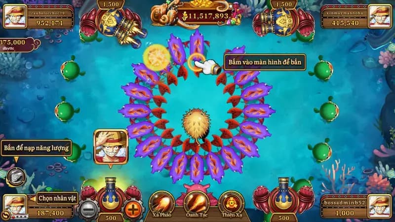 Bắn cá Đại Hải Trình Gowin: Cướp biển bắn cá kịch tính 1 tan dung linh hoat 3 ky nang san ca dai hai trinh de tang hieu qua ban trung